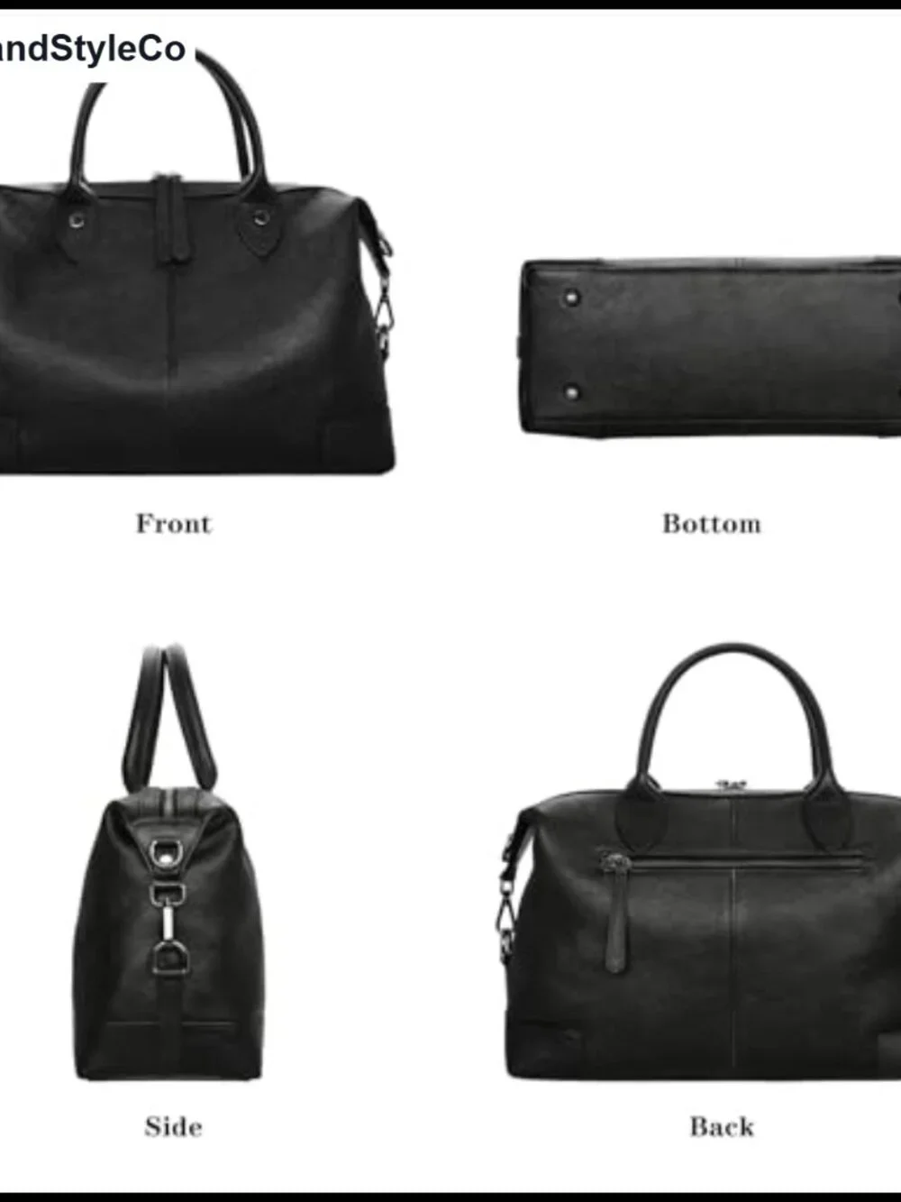 Genuine Leather Satchel Tote Bag Women Large Capacity Top Handle Handbag